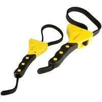 Set di chiavi per cinghie da 2 pezzi set di chiavi per filtri olio per tubi chiavi per cinturini in gomma