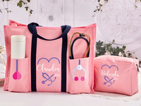 Impression personnalisée de logo Sac fourre-tout à impression médicale populaire Sacs de travail en soins infirmiers médecins écologiques portables