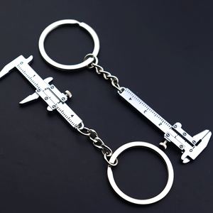 Portable Mini Vernier Caliper <b>Key</b> <b>Ring</b> Alloy Calipers Measurement Gauge Slide Zinc Alloy Car <b>Key</b> Chain Handbag Ornament Ruler - Product Image 5