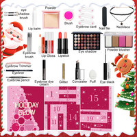 Kit cadeau de beauté du visage longue durée professionnel pour dames en gros tout en un coffrets cadeaux de maquillage de Noël boîte de cosmétiques