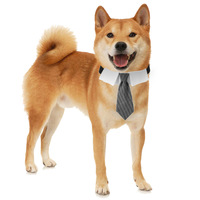 Tanpopo classique sergé treillis collier pour animaux de compagnie ruban réglable cou noeuds papillon Polyester chat chien collier arcs accessoires toute l'année