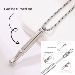 Collar Antiestrés de Acero Inoxidable 316L con Baño de Oro PVD de 14k/18k, Resistente al Agua y al Deslustre, para Mujeres y Hombres - Product Image 6