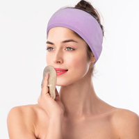 Logo personnalisé Bandeau en microfibre pour spa et maquillage