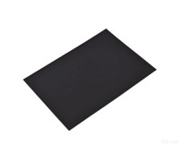 Feuille magnétique carrée A4 noire flexible, adhésive, aimantée à forte force permanente en ferrite, à flux élevé, 300x210x0.5mm, pour décoration de fêtes