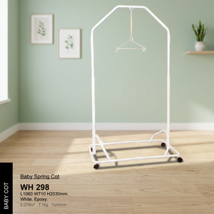 Lit bébé moderne et robuste en métal, pliable, pour salon, design haute durabilité pour la maison, Malaisie - Product Image 3