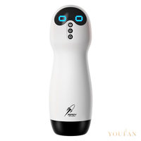 Godet de masturbation entièrement automatique vibrant à aspiration, rechargeable par DC, en silicone, avec fonction sonore, jouet sexuel masculin, produit érotique intime pour adultes