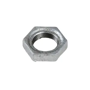 Plumbing Black Nut Malleable Iron Pipe Fittings Backnuts or Locknuts in Female BS\NPT Threads of 1\4 to 6 Inch