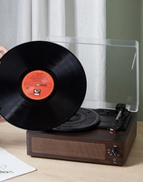 Valise portable tourne-disque 33/45/78 tr/min lecteurs de disques avec USB bleu vers PC enregistrement dentaire et haut-parleur stéréo phonographe rétro