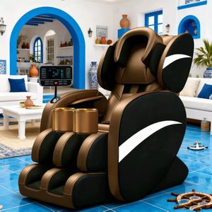Elektrische Schwerelosigkeit Ganzkörper <span class=keywords><strong>massage</strong></span> Sofa Recliner Leders essel mit musikalischer Funktion für Luxus Raum dekoration Bein Taille - Product Image 1
