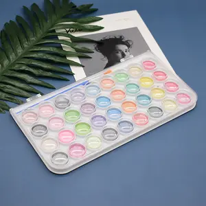 אמנות אמנות משלוח מדגם 36 צבעים רחיץ שאינו רעיל מתכתי מוצק צבע בצבעי מים סט