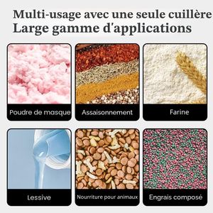 Conteneur de mesure PP tendance pour poudre protéinée et compléments liquides - Product Image 3