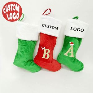 Christmas <b>Kids</b> Gift Diy Toys Decorations Christmas Decoration Supplies Custom Logo Sock for Christmas Decorative - Product Image 1