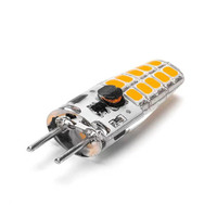 GY6.35 Lampu LED Taman Bentuk Jagung Dapat Diredupkan AC DC 12V-24V 3W Tegangan Rendah Bersertifikat RoHS Putih Hangat