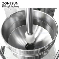 Machine de remplissage automatique de liquides chimiques pour peinture en aérosol métallique ZONESUN ZS-AQF1 avec structure d'alimentation en bouteille
