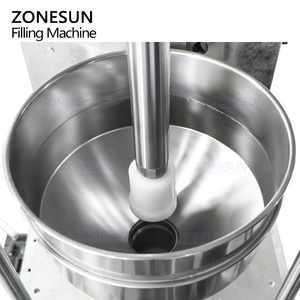 Machine de remplissage automatique de liquides chimiques pour peinture en aérosol métallique ZONESUN ZS-AQF1 avec structure d'alimentation en bouteille - Product Image 3