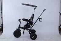 Poussette de tricycle pour enfant T306C-1 avec poignée de poussée réglable et auvent amovible