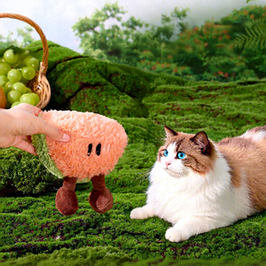 Juguetes de Peluche de Dibujos Animados para Perros y Gatos, <span class=keywords><strong>Serie</strong></span> de Frutas de Sandía, Juguetes Sonoros para Autoentretenimiento, Los Mejores Juguetes para Combatir el Aburrimiento de Perros y Gatos - Product Image 3