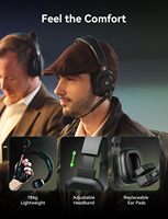 Système d'intercom sans fil Hollyland Solidcom SE Pro 1,9 GHz, casque de communication pour équipe, portée 1312 pieds/400 m, pour tournage de films et diffusion en direct