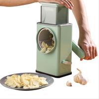 Oem Service Rvs 3 Blades Handleiding Multifunctionele Cutter Slicer Mandoline Drum Roterende Kaas Groente Shredder Rasp