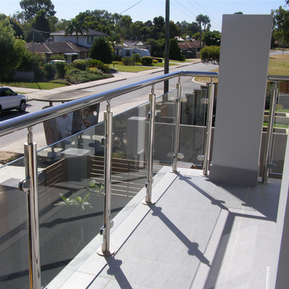 Minimalist Full Transparent Anti-Rust Glass Railing| Alibaba.com