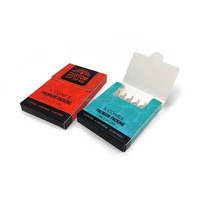 Boîte d'emballage vide en carton personnalisée pour cigarettes, boîte de 5/10 tubes d'emballage, boîte de rangement