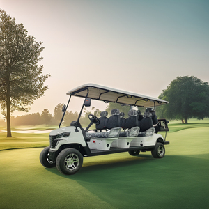 8 posti elettrico Golf Cart Buggy prezzo a buon mercato strada legale con Curtis AC Controller 60V motore Driver per la caccia Golf - Product Image 2