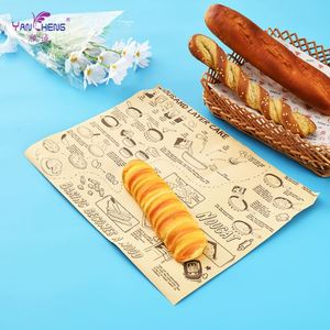 Factory Double Sided Grease Proof Wax PE Coated <b>Biodegradable</b> Food Grade Custom Logo Packaging Kraft <b>Paper</b> Roll - Product Image 3