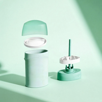 Conteneur de déodorant ovale rotatif vide de 50 g, emballage cosmétique écologique en plastique PP rechargeable et recyclable pour crème solaire