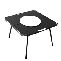 Portable BBQ Camping Pique-Nique Barbecue Grill Camp Poêle Table Ensemble Mobile Cuisine Pliante En Aluminium Table