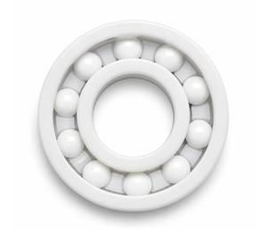 Roulement à billes à gorge profonde en plastique PEEK / tout céramique 6302, 15x42x13mm, billes en céramique de zircone, cage en PEEK/PTFE - Product Image 2