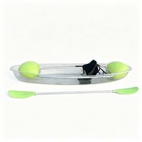 Kayak PC pour adulte avec siège réglable et sac flottant, ensemble complet pour la plage, vente en gros depuis la Chine, coque rigide Lumark