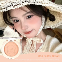 Ambient Blush Palette réparatrice éclaircissante Finition mate naturelle Poudre de couleur gazeuse scintillante Imperméable pour un usage quotidien Maquillage du visage