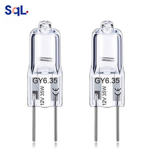 Ampoules LED G4 en gros 12V 10W 20W 2 broches Ampoules halogènes 2700K Blanc chaud Verre transparent Ampoule halogène - Product Image 1