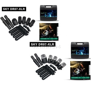 Micrófono Dinámico con Cable DR07-XLR de Alta Calidad con Conector XLR <span class=keywords><strong>Cardioide</strong></span> para Grabación y Actuaciones en Vivo - Product Image 6
