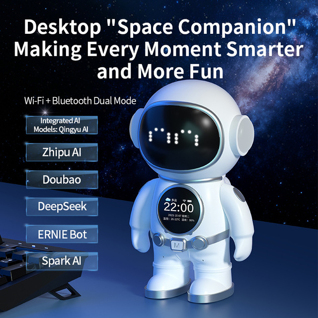 Cross-border AI Toy Robot with Wi-Fi & for English Learning Machine Gift for Smart Speaker Plastic