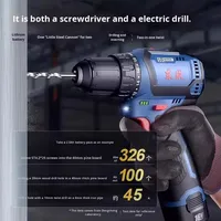 Perceuse à percussion sans fil lithium-ion 16V haute puissance la plus vendue, visseuse électrique à couple réglable - OEM