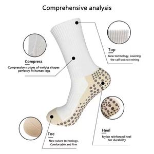 Alta calidad ciclismo deporte correr hombres tripulación tobillo lujo antideslizante personalizado agarre fútbol Calcetines - Product Image 3