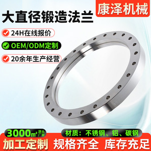 Brida Forjada de Gran Diámetro Kang Ze, Acero Inoxidable, Alta Resistencia a la Presión, Conexión por Soldadura - Product Image 5