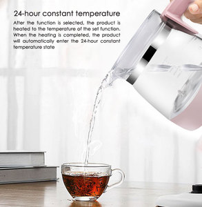 Haute qualité bas <span class=keywords><strong>prix</strong></span> Smart lait chauffe-biberon verre électrique bébé bouilloire contrôleur de température <span class=keywords><strong>1</strong></span>.2L bouilloire à thé pour bébé - Product Image 5