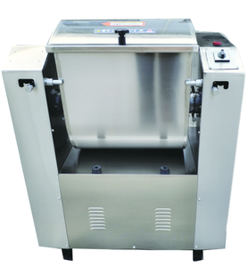 Mélangeur de farine électrique à faible bruit pour boulangerie commerciale HWJ-50B, bol en acier inoxydable, pour blé et eau - Product Image 1