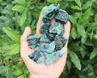Piedras Naturales de Jaspe Kambaba en Bruto, Piezas de Cristal de Jaspe Cocodrilo Verde Negro con Manchas, Sin Pulir, para Acuario - Product Image 3