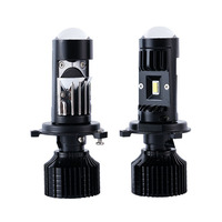 Ampoule de phare de voiture en gros d'usine H7 H4 LED projecteur mini lentille H7 ultra lumineuse
