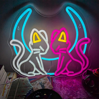 Enseignes au néon en gros, conception personnalisée, panneau d'affichage LED extérieur, boîte lumineuse publicitaire pour la décoration de magasins, restaurants et entreprises
