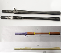 Kit de pêche à la mouche en fibre de carbone haute performance, porte-moulinet pour la construction de cannes DIY, accessoires pour la pêche en lac et en rivière