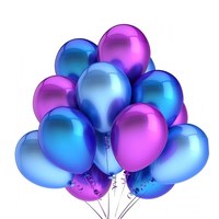 15PCS Perle Ballon Ensemble Fête D'anniversaire De Mariage Coloré Gonflable Décoration Décoration Ballon Décoration