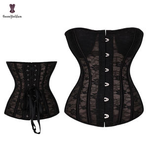 Kadınlar toptan yaz örgü kısa korse hafif ve ince nefes büstiyer ağır bel eğitim Cincher şekillendirici - Product Image 2