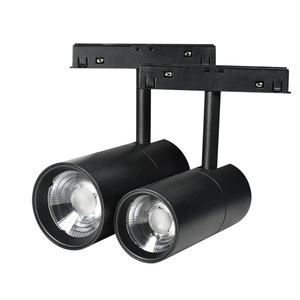 Projecteur commercial magnétique certifié CE ROHS européen 6W 12W 18W Système d'éclairage sur rail Lumière de piste <span class=keywords><strong>LED</strong></span> réglable - Product Image 1