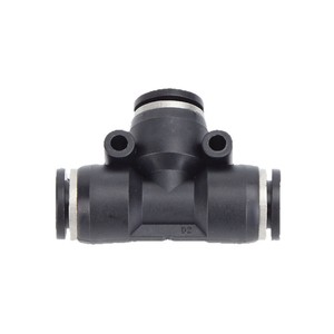 Qingze T-Type <b>Quick</b> Connect Fitting Plastic PE4 6 8 10 12 14 16mm Pneumatic Hose <b>Connector</b> - Product Image 1