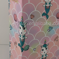 Nouvelle conception Porte-documents de style classeur Jin-Lan pour filles