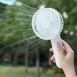 Outdoor Multifunctional Clip Handheld Fan 2000mAh Rechargeable Strong Wind Wall Mounted Fan USB Mini Desktop Fan With Bracket